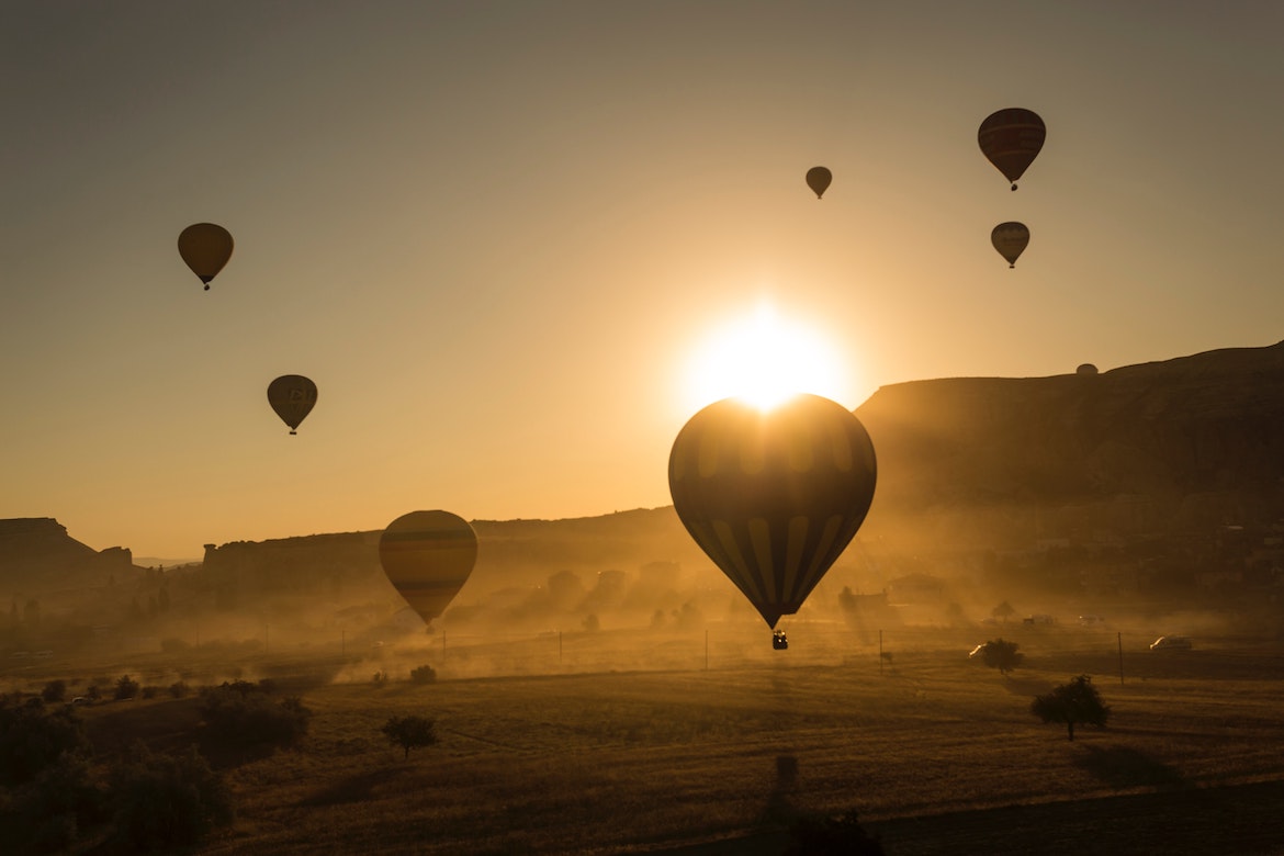 hot air balloons turkey