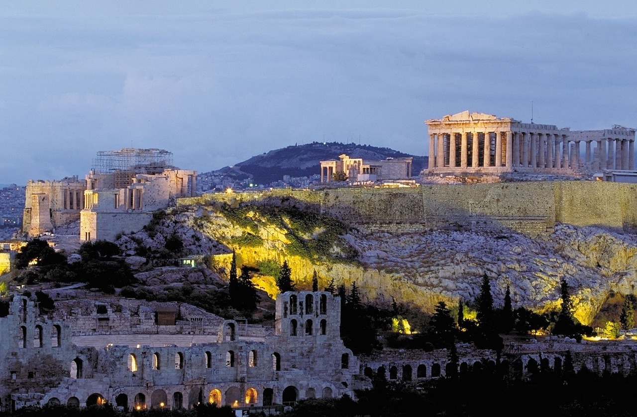 the acropolis in athens