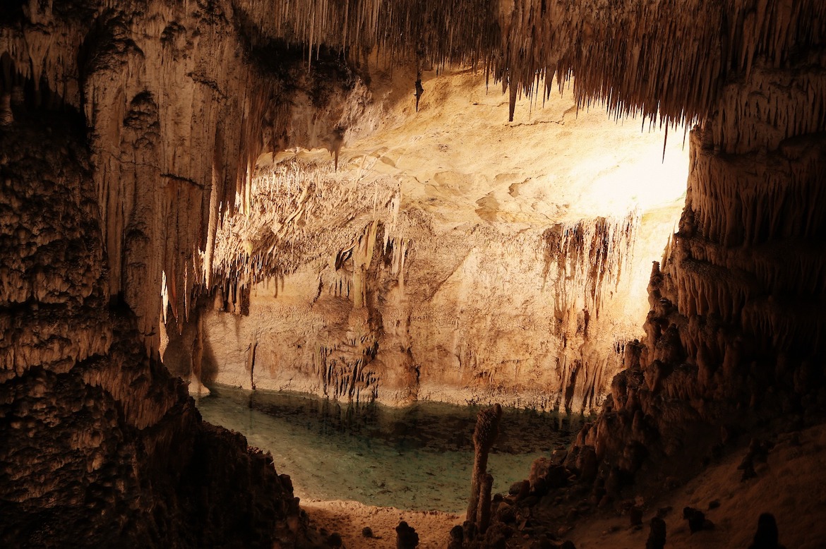 a natural cave